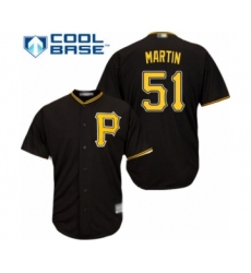 Youth Pittsburgh Pirates #51 Jason Martin Authentic Black Alternate Cool Base Baseball Player Jersey