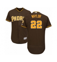 Men's San Diego Padres #22 Josh Naylor Brown Alternate Flex Base Authentic Collection Baseball Player Jersey