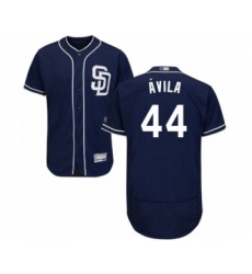 Men's San Diego Padres #44 Pedro Avila Navy Blue Alternate Flex Base Authentic Collection Baseball Player Jersey