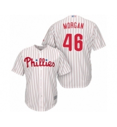 Youth Philadelphia Phillies #46 Adam Morgan Authentic White Red Strip Home Cool Base Baseball Player Jersey