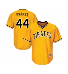 Youth Pittsburgh Pirates #44 Kevin Kramer Authentic Gold Alternate Cool Base Baseball Player Jersey