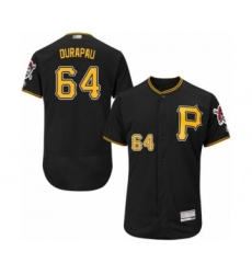 Men's Pittsburgh Pirates #64 Montana DuRapau Black Alternate Flex Base Authentic Collection Baseball Player Jersey