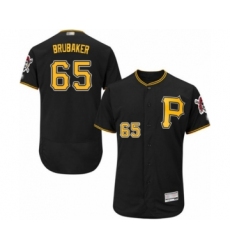 Men's Pittsburgh Pirates #65 J.T. Brubaker Black Alternate Flex Base Authentic Collection Baseball Player Jersey