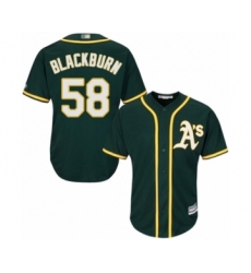 Youth Oakland Athletics #75 James Kaprielian Authentic Gold Alternate 2 Cool Base Baseball Player Jersey