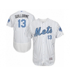 Men's New York Mets #13 Luis Guillorme Authentic White 2016 Father's Day Fashion Flex Base Baseball Player Jersey
