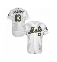 Men's New York Mets #13 Luis Guillorme Authentic White 2016 Memorial Day Fashion Flex Base Baseball Player Jersey