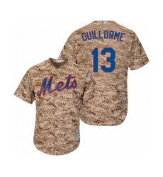 Youth New York Mets #13 Luis Guillorme Authentic Camo Alternate Cool Base Baseball Player Jersey