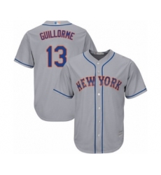 Youth New York Mets #13 Luis Guillorme Authentic Grey Road Cool Base Baseball Player Jersey