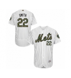 Men's New York Mets #22 Dominic Smith Authentic White 2016 Memorial Day Fashion Flex Base Baseball Player Jersey