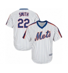 Youth New York Mets #22 Dominic Smith Authentic White Alternate Cool Base Baseball Player Jersey