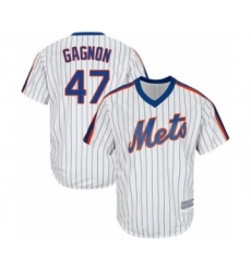 Youth New York Mets #22 Drew Gagnon Authentic White Alternate Cool Base Baseball Player Jersey