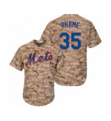 Youth New York Mets #35 Jacob Rhame Authentic Camo Alternate Cool Base Baseball Player Jersey