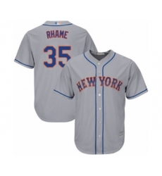 Youth New York Mets #35 Jacob Rhame Authentic Grey Road Cool Base Baseball Player Jersey