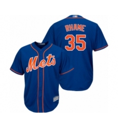Youth New York Mets #35 Jacob Rhame Authentic Royal Blue Alternate Home Cool Base Baseball Player Jersey