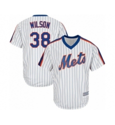 Youth New York Mets #38 Justin Wilson Authentic White Alternate Cool Base Baseball Player Jersey