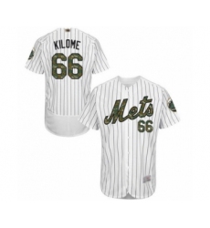 Men's New York Mets #66 Franklyn Kilome Authentic White 2016 Memorial Day Fashion Flex Base Baseball Player Jersey