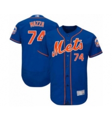 Men's New York Mets #74 Chris Mazza Royal Blue Alternate Flex Base Authentic Collection Baseball Player Jersey