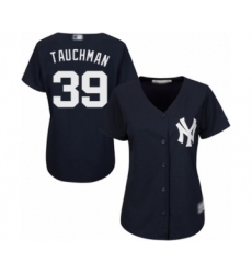 Women's New York Yankees #39 Mike Tauchman Authentic Navy Blue Alternate Baseball Player Jersey