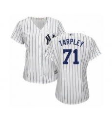 Women's New York Yankees #71 Stephen Tarpley Authentic White Home Baseball Player Jersey