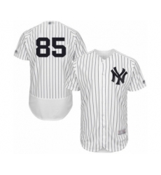 Men's New York Yankees #85 Luis Cessa White Home Flex Base Authentic Collection Baseball Player Jersey