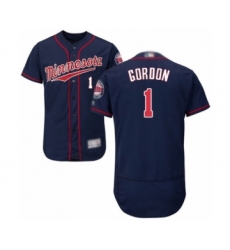 Men's Minnesota Twins #1 Nick Gordon Authentic Navy Blue Alternate Flex Base Authentic Collection Baseball Player Jersey