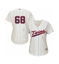 Women's Minnesota Twins #68 Randy Dobnak Authentic Cream Alternate Cool Base Baseball Player Jersey