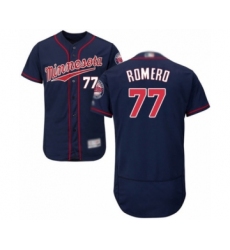 Men's Minnesota Twins #77 Fernando Romero Authentic Navy Blue Alternate Flex Base Authentic Collection Baseball Player Jersey