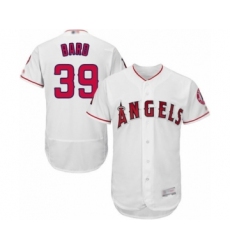 Men's Los Angeles Angels of Anaheim #39 Luke Bard White Home Flex Base Authentic Collection Baseball Player Jersey