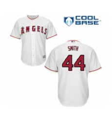 Youth Los Angeles Angels of Anaheim #44 Kevan Smith Authentic White Home Cool Base Baseball Player Jersey