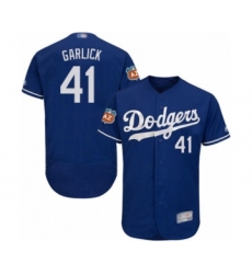 Men's Los Angeles Dodgers #41 Kyle Garlick Royal Blue Flexbase Authentic Collection Baseball Player Jersey