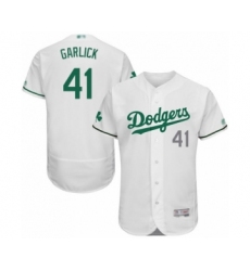 Men's Los Angeles Dodgers #41 Kyle Garlick White Celtic Flexbase Authentic Collection Baseball Player Jersey