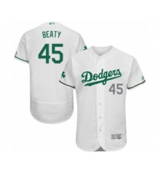 Men's Los Angeles Dodgers #45 Matt Beaty White Celtic Flexbase Authentic Collection Baseball Player Jersey