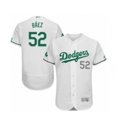 Men's Los Angeles Dodgers #52 Pedro Baez White Celtic Flexbase Authentic Collection Baseball Player Jersey