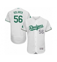 Men's Los Angeles Dodgers #56 Adam Kolarek White Celtic Flexbase Authentic Collection Baseball Player Jersey