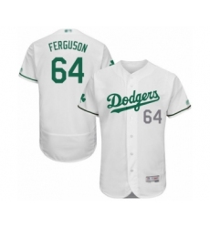 Men's Los Angeles Dodgers #64 Caleb Ferguson White Celtic Flexbase Authentic Collection Baseball Player Jersey