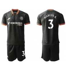 Chelsea #3 Marcos A. Third Soccer Club Jersey