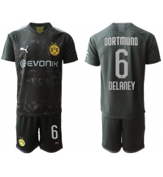 Dortmund #6 Delaney Away Soccer Club Jersey
