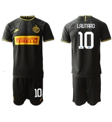 Inter Milan #10 Lautaro Third Soccer Club Jersey