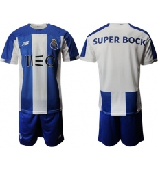 Oporto Blank Home Soccer Club Jersey