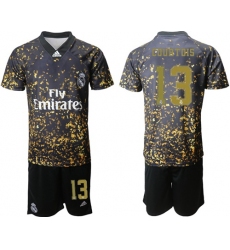 Real Madrid #13 Courtois Camo Soccer Club Jersey