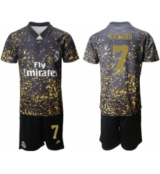 Real Madrid #7 Hazard Camo Soccer Club Jersey