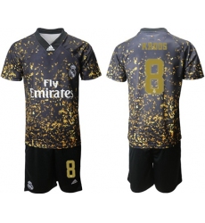 Real Madrid #8 Kroos Camo Soccer Club Jersey
