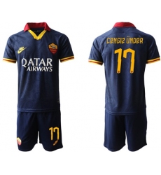 Roma #17 Cengiz Under Third Soccer Club Jersey
