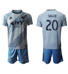 Sporting Kansas City #20 Salloi Home Soccer Club Jersey