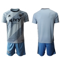 Sporting Kansas City Blank Home Soccer Club Jersey