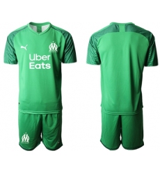 Marseille Blank Green Goalkeeper Soccer Club Jersey