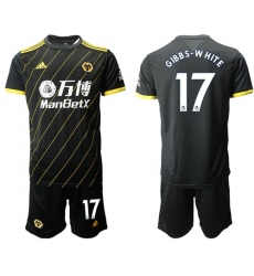 Wolves #17 Gibbs-White Away Soccer Club Jersey