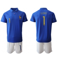 France #1 LLORIS 100th Anniversary Edition Soccer Country Jersey