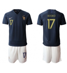 France #17 Sissoko Home Soccer Country Jersey