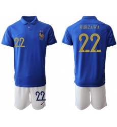 France #22 Kurzawa 100th Anniversary Edition Soccer Country Jersey